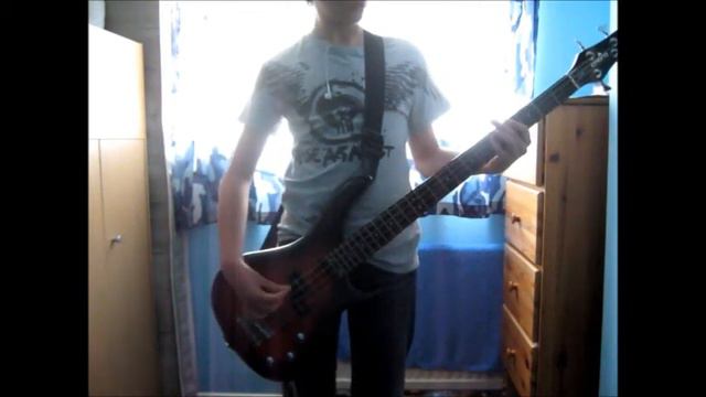Rise Against - Ready To Fall Bass Cover WITH TAB смотреть онлайн