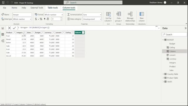 #powerbi #dax #math and trig #currency #convert #ceiling #integers #divide #even (Video -37) смотреть онлайн
