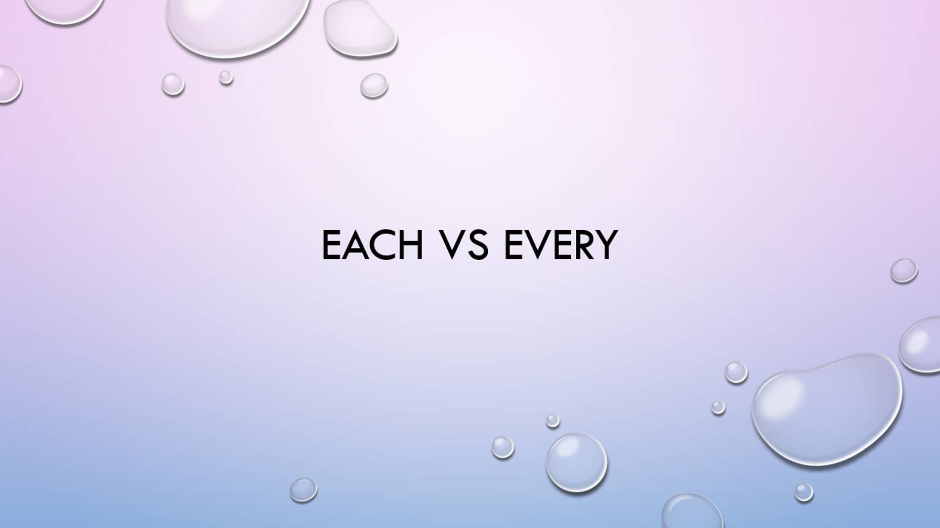 Наречия each, every смотреть онлайн