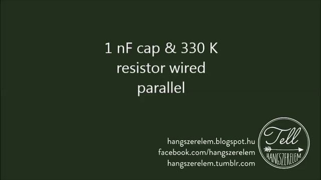 Volume pot treble bleed circuit test with various caps and resistors смотреть онлайн