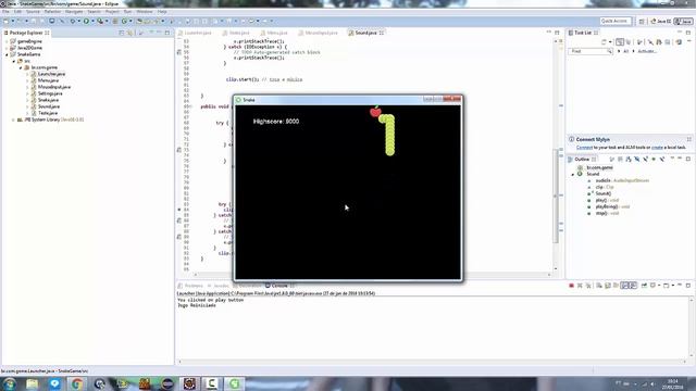 Snake Game - Meu primeiro jogo desenvolvido em Java смотреть онлайн