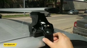 Багажник на крышу INTER Spectr с секретками крыловидный (за дверной проем)