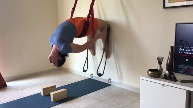 МОСТИК — ПРОГИБ НА ВЕРЁВКА | Чатуш Падасана и Урдхва Дханурасана смотреть онлайн