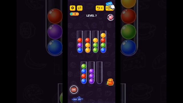 Ball Sort Puzzle 2021 level 1 2 3 4 5 6 7 8 9 10 solution or walkthrough смотреть онлайн