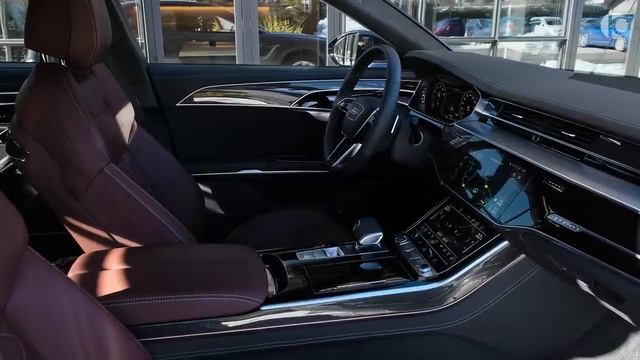2022 Audi A8 V8 Interior and Exterior and Drive смотреть онлайн