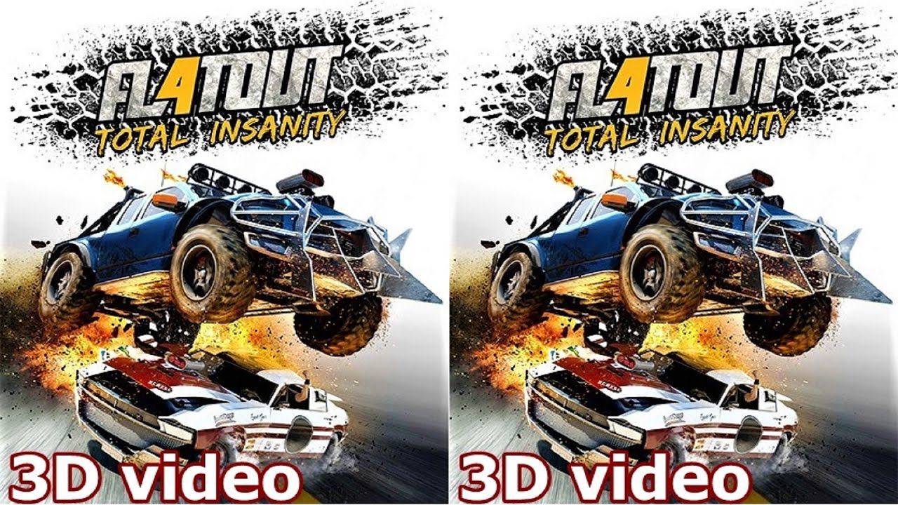 FlatOut 4  3D Video SBS VR Box Google Cardboard