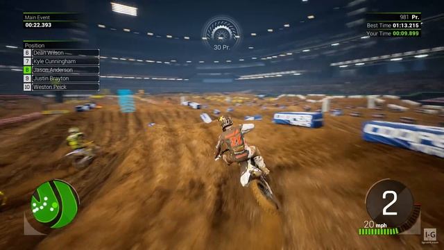 Monster Energy Supercross The Official Videogame 2 - PC Gameplay (1080p60fps) смотреть онлайн