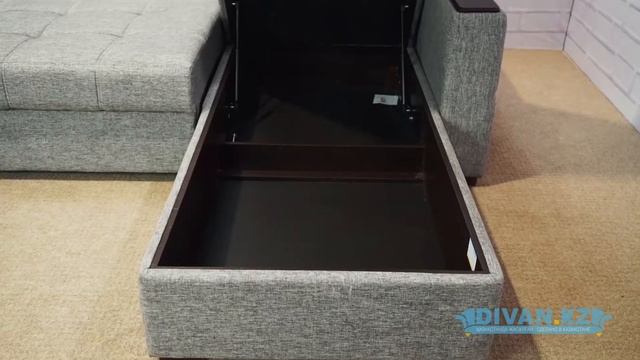 Диван "Вест" с оттоманкой (укороченный). Видеообзор дивана от Divan.kz. смотреть онлайн