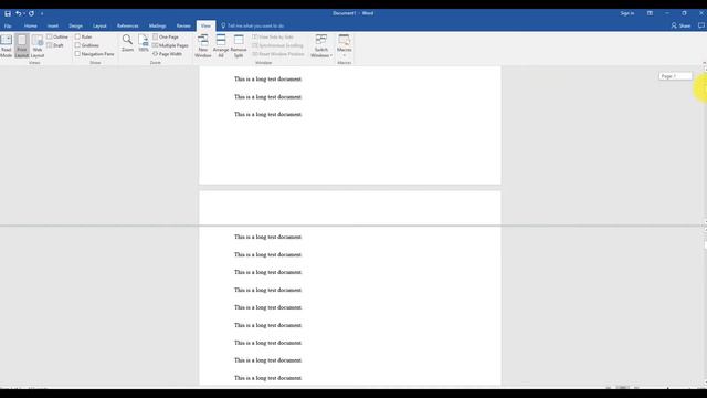 How to View Two Parts of a Word Document at the Same Time | Display Two Parts of a Word Document смотреть онлайн