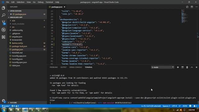 Integrate Eslint to Angular 9 смотреть онлайн