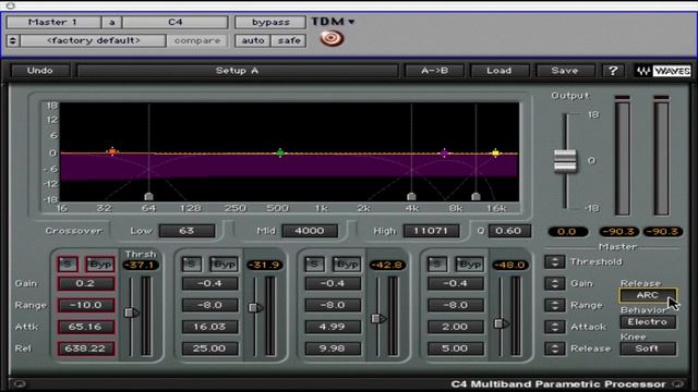 Waves Mastering Lesson 3 - C4 Multiband Parametric Processor Tool смотреть онлайн