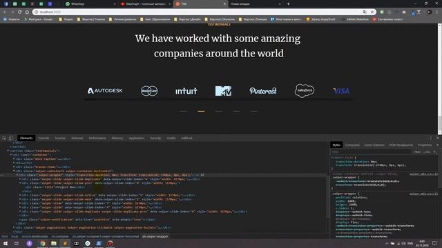 Марафон верстки 1.0. Часть 5. Секция отзывов (pixel perfect, sass, flexbox) смотреть онлайн