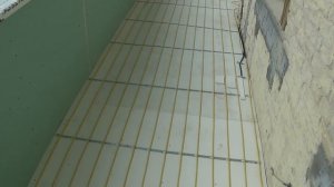 Нагревательный кабель на балконе без стяжки