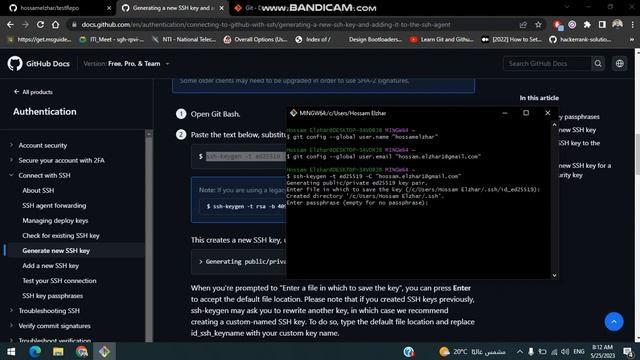 Git Configurations SSH Connection смотреть онлайн