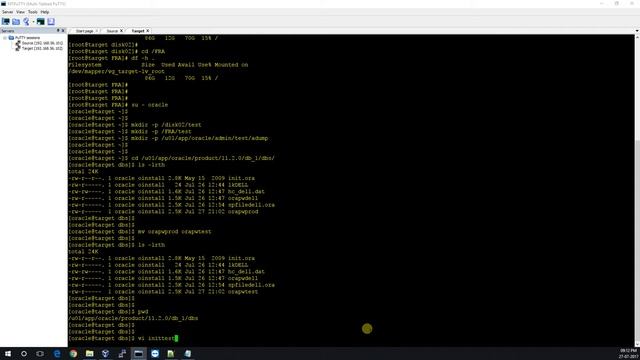 Oracle 11g Rman Active Duplicate clone on file system смотреть онлайн