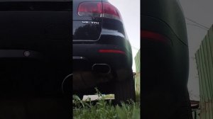 Звук выхлопа Volkswagen Touareg 3.0 TDI BKS - даунпайп.
