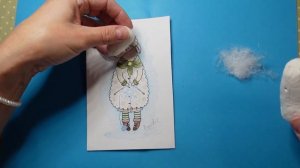 МК Ёлочная ватная игрушка  «Овечка» Часть 3.  DIY Cotton wool Christmas Ornament '' Sheep'' Part 3.