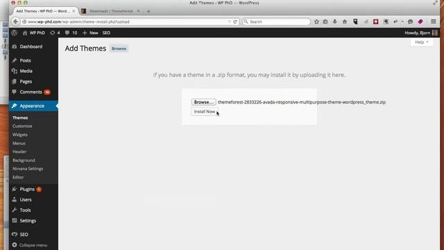 WordPress Theme Install: ThemeForest.net Premium Wordpress Theme | WP Learning Lab смотреть онлайн