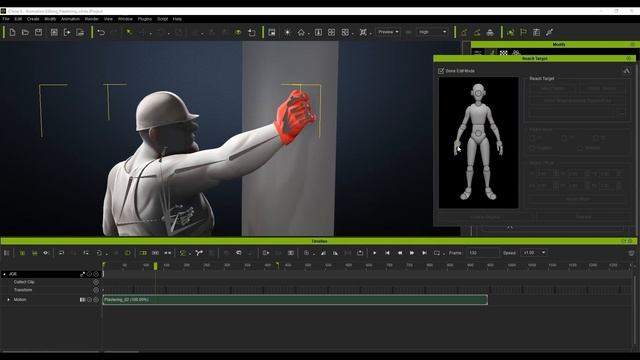 Painting & Plastering | Mocap Animation Training | IClone 8
