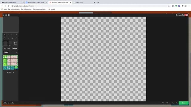 Cherry picker game using ARCADE.MAKECODE.ORG part 1 смотреть онлайн