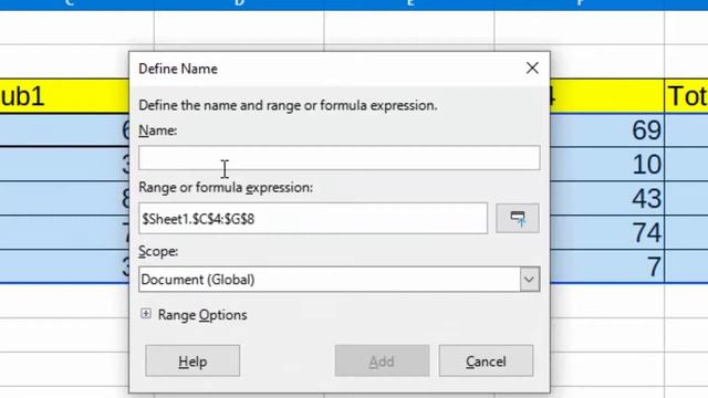 Name range in Libre calc@COMPUTEREXCELSOLUTION смотреть онлайн