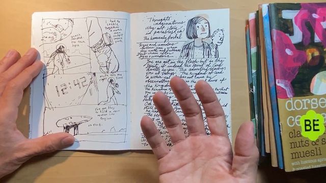 Sketchbook Tour 1 - mixed media, comics & vacuum seal bags смотреть онлайн