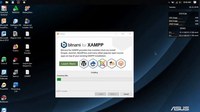 CARA INSTALASI XAMPP 5.6.38#3 смотреть онлайн