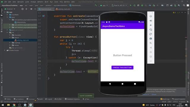 Android Thread and Example Application смотреть онлайн