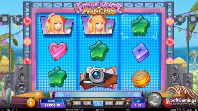 Play'n GO - Candy Island Princess - Gameplay Demo смотреть онлайн
