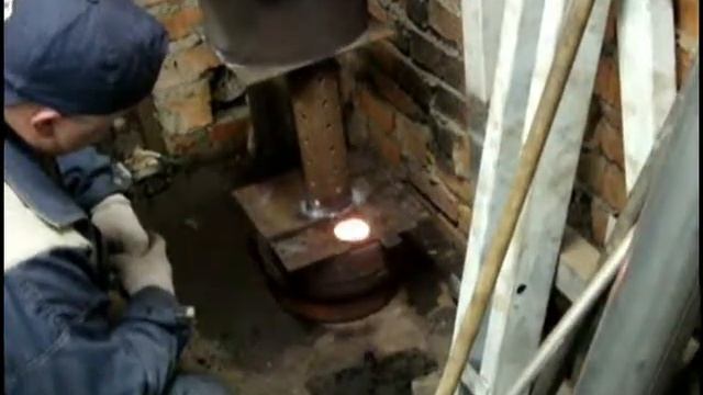Печка на отработке. Часть первая. смотреть онлайн