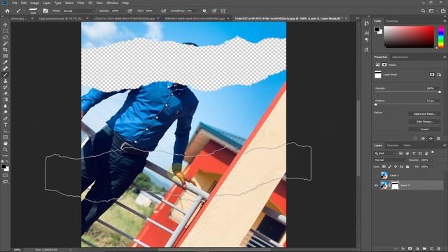 Torn paper effect photoshop tutorial смотреть онлайн