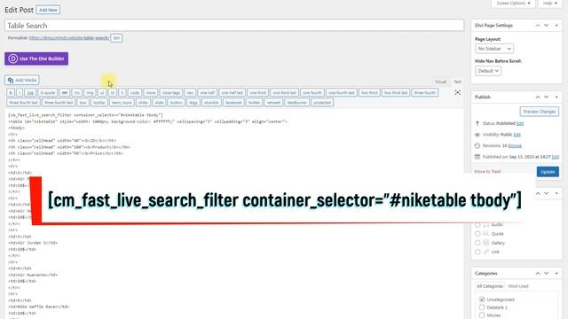 Enabling Live Search Filter On Your Site | WordPress смотреть онлайн