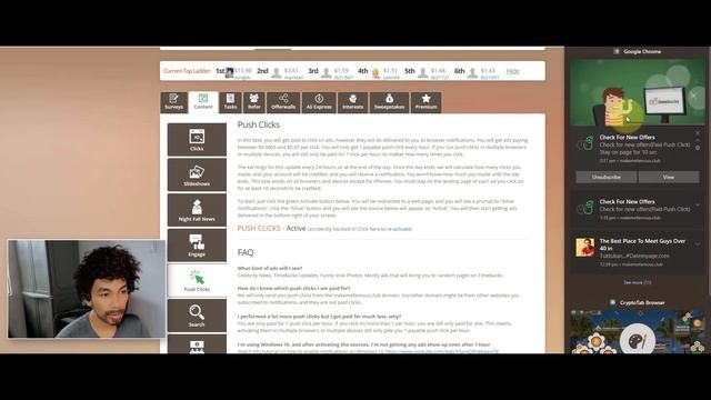 HOW TO RE-ACTIVATE PUSH CLICK NOTIFICATION ON TIMEBUCKS | ENABLE PUSH CLICKS AFTER BLOCKING THEM смотреть онлайн