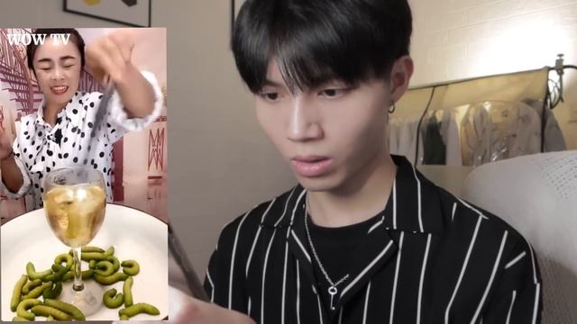 reacting to weird mukbang/ASMR | wHy dO yOu hAvE tO do tHiS...? *gross* смотреть онлайн