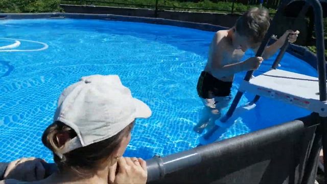 Каркасный бассейн Intex GreyWood Prism Frame 457x122 см смотреть онлайн