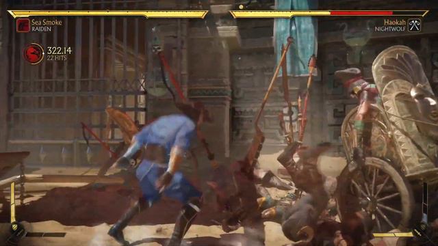 Raiden vs Nightwolf (Hardest AI) - Mortal Kombat 11 смотреть онлайн
