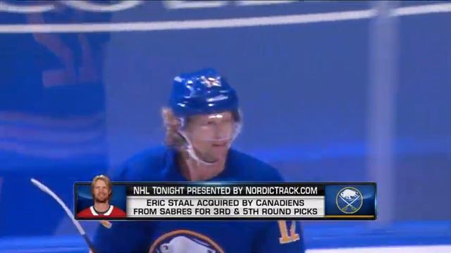 Eric Staal gets traded to the Montreal Canadiens смотреть онлайн