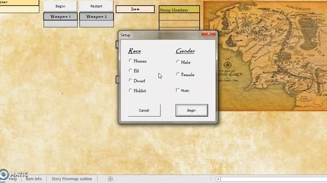 VBA Excel: The Lord Of The Rings Adventure Game (With Download!) смотреть онлайн