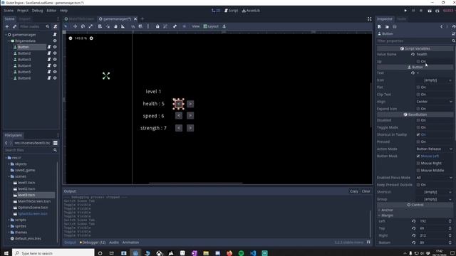 GODOT save and load game project in desc смотреть онлайн