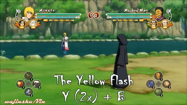 Naruto Ultimate Ninja Storm 3 Minato Namikaze Complete Moveset with Command List смотреть онлайн