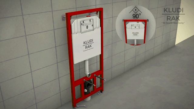 Монтаж инсталляции для подвесного унитаза Kludi RAK RAK80000 смотреть онлайн