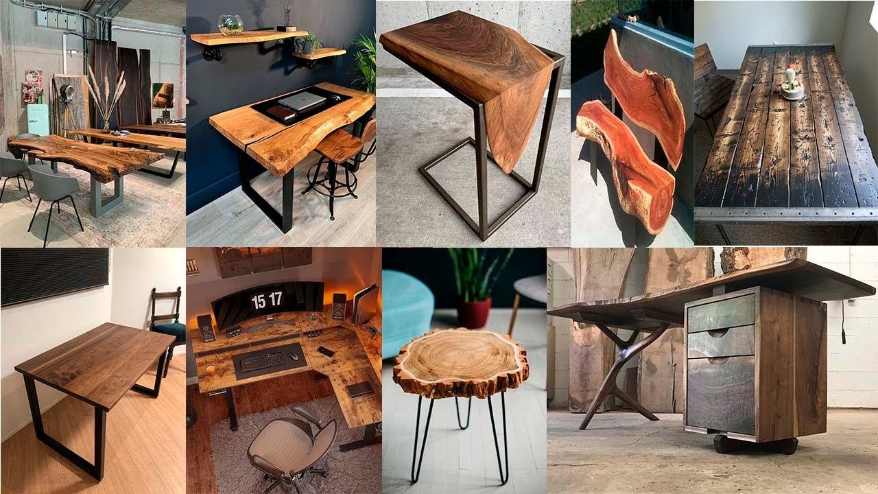 Furniture Ideas From Untreated Wooden Boards