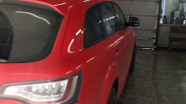 Детейлинг Центр Аквалайф Премиум AUDI Q7 Rosso Corsa смотреть онлайн