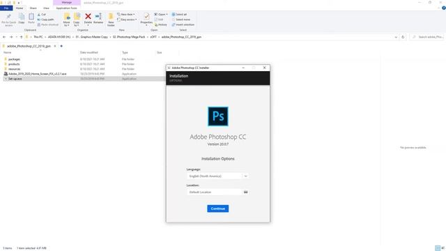 Photoshop 2019 x64 Installation смотреть онлайн