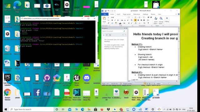 How to create a branch in our Github | Gitlab Repository with help of Git Base смотреть онлайн
