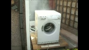 The Original Washing Machine Self Destructs