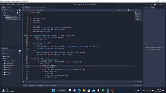 Godot 2D: Drag, Drop, Snap Objects смотреть онлайн