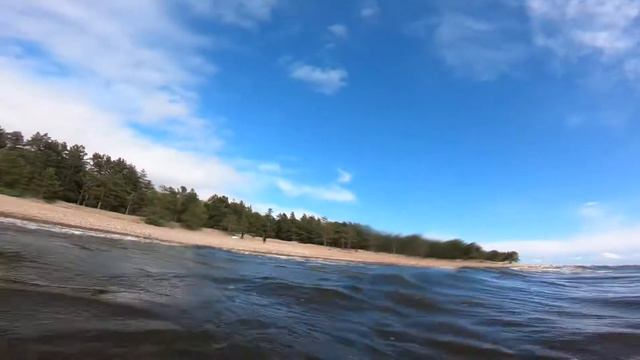 Худший прогноз . Водоросли мешали кататься . Серфинг в Санкт-Петербурге . смотреть онлайн