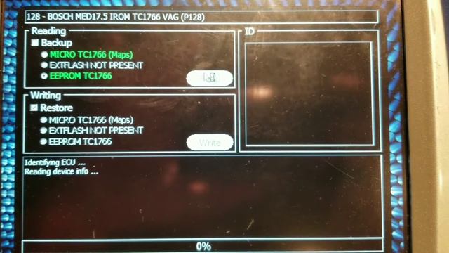 Vw Med17.5 Tricore TC1766 Reading