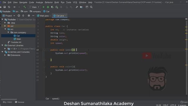 OOP 01 - Class and Objects in Sinhala смотреть онлайн